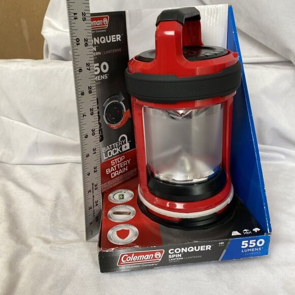 Coleman Conquer Spin Lantern 550 Lumens Rugged Camping Outdoors Hiking LED - Picture 11 of 11